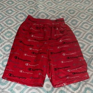 Red Boys Champs Shorts Small